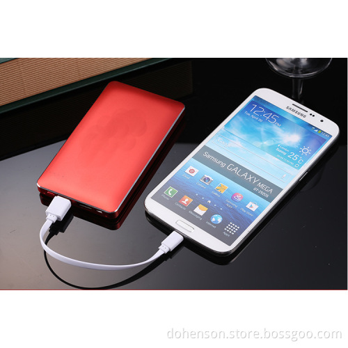 high quality aluminum 8000mAh power bank